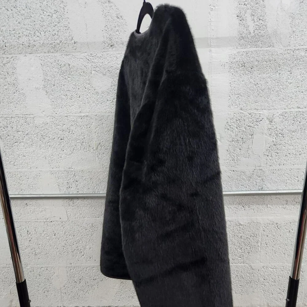 NWT Universal Thread Faux Fur Toggle Jacket in Black – Size XL‎ - Picture 7 of 14